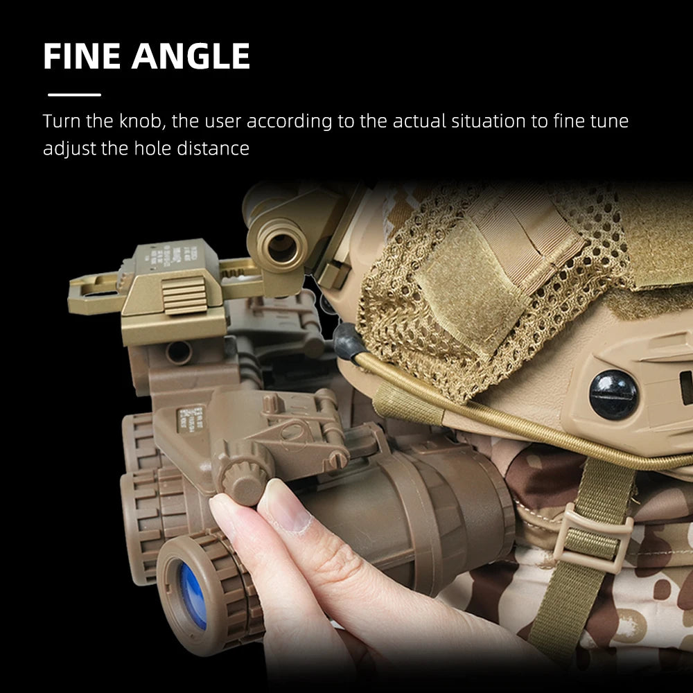 BOOIU Tactical Helmet GPNVG18 Four-eye Night Vision Goggles Model with Battery Case NVG Model Helmet Accessories-No Function