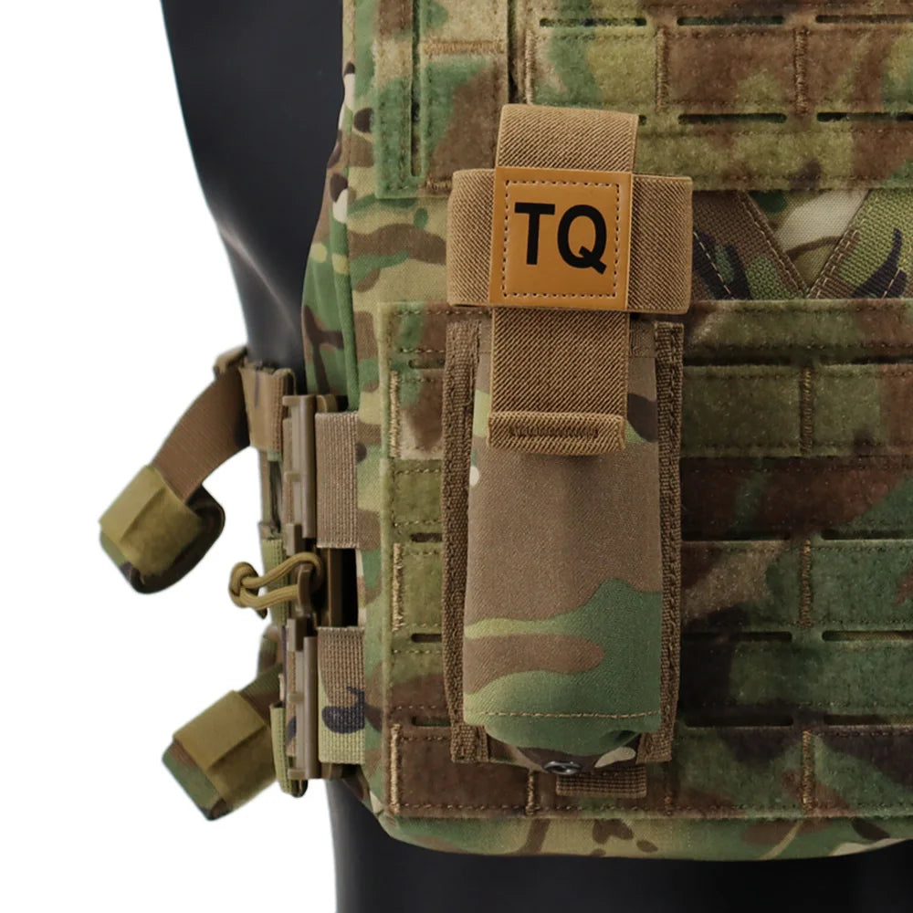 New Style Tactical Tourniquet Pouch TQ Holder EMT Trauma Kit Pouch For Hunting Vest Backpack Molle System