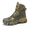 Men Hiking Shoes Waterproof Tactical Boots Leather Desert Combat Training Boots Outdoor Non-slip Male Trekking Hunting Shoes