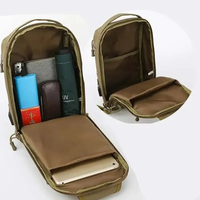 A2 Camping Bag Tactical Chest Men Backpack Military Army Single Shoulder Fishing Hiking Travel Outdoor Bag Hunting Fanny Pack