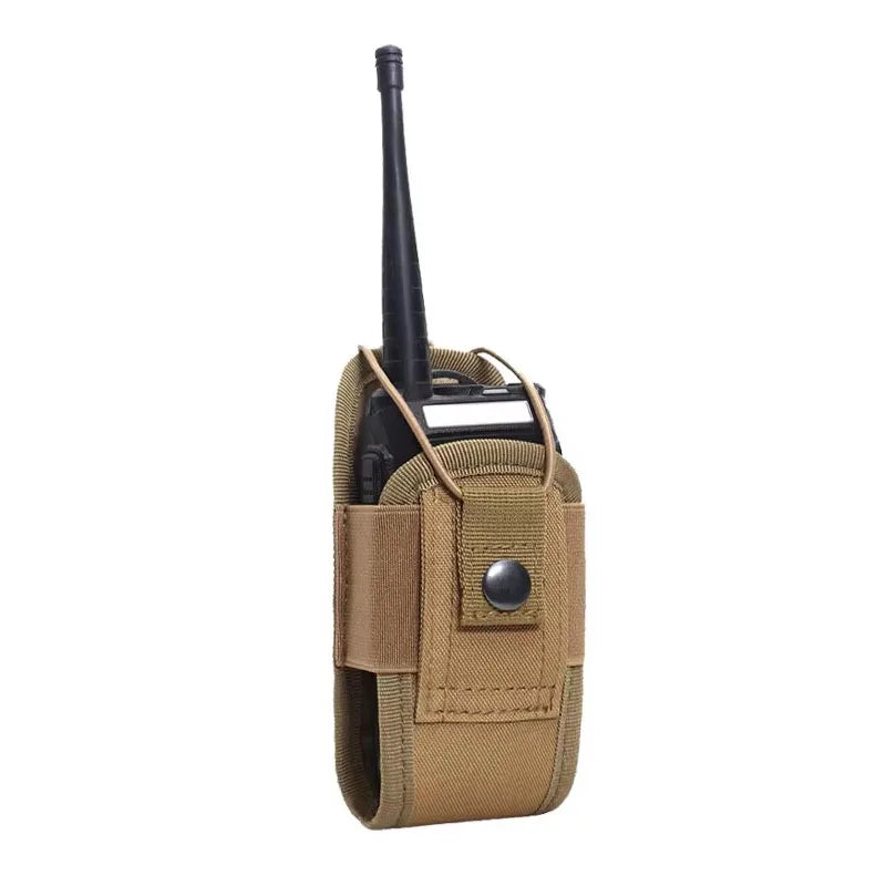 1/2/3/4pcs Nylon Talkie Pouch Tactical Radio Walkie Bag Holder Pocket Portable Interphone Holster Carry Bag Hunting Camping