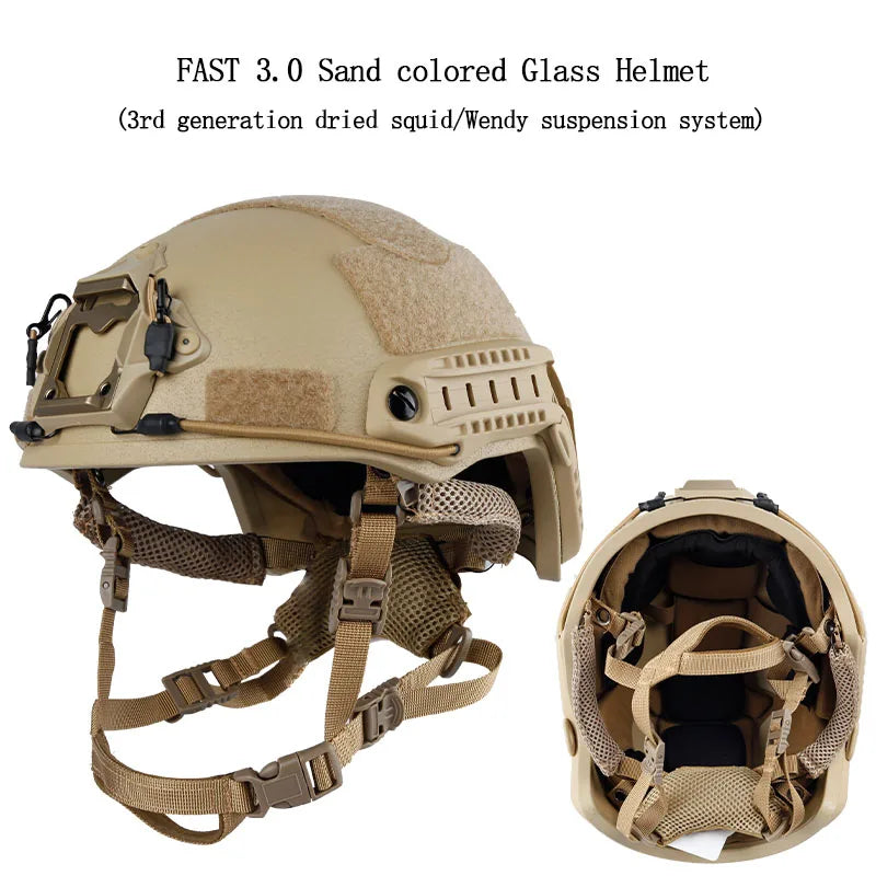 FAST Tactical Rapid Helmet 1.5kg Fiberglass Outdoor Activity Training Safety Riot Wendy Suspension Mat Safety Riot Helmet