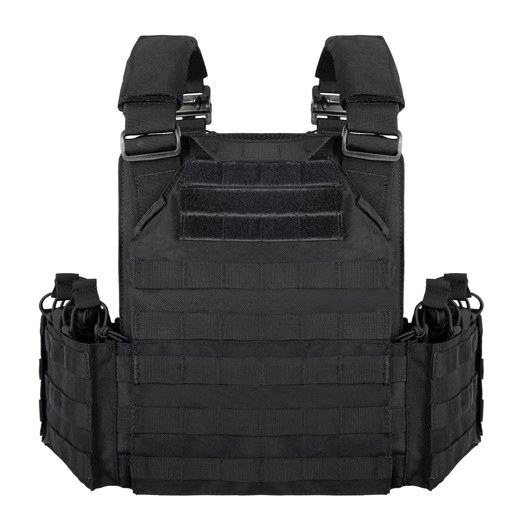 YAKEDA Quick Release 1000D Nylon Tactical Outdoor Vest With Adjustable and Molle System for Airsoft Hunting