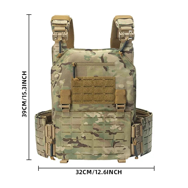 Multifunctional Quick Release Tactical Vest Hunting Protective Vest Wear-resistant Outdoor Training Clothing