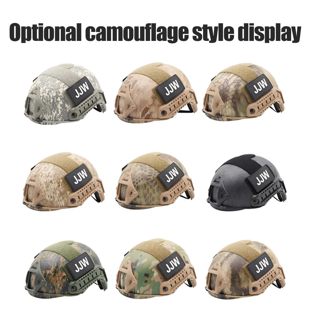 FAST MH All-Season Original Camo Tactical Helmet - ABS, Basic/Goggle Versions | Airsoft CS Field Gear, Civilian Protection