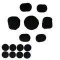 BOOIU Tactical Helmet Liner Sponge Set - 7pcs Standard / 7/9pcs Mickey Foam with 45 Hook & Loop