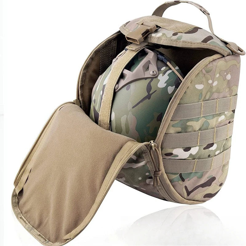 Tactical Helmet Bag Pack Multi-Purpose Molle Storage Carrying Pouch for Sports Hunting Shooting Combat Helmets military helmet
