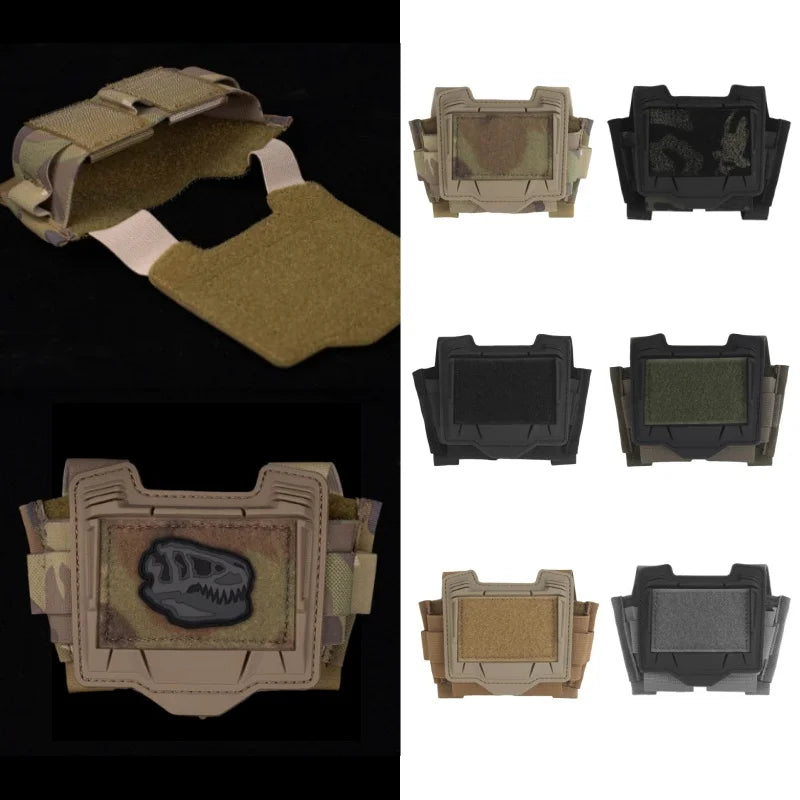 K-Series Helmet Expansion Pouch | Low Profile Design Battery Storage Solution | For Hunting Headgear Equipment Accessories