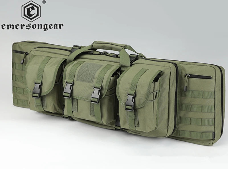 Emersongear-Hunting Rifl Bag, Double Gun Case, Waterproof Carbine Backpack, Molle System Rucksack Transportation Bag, 94cm