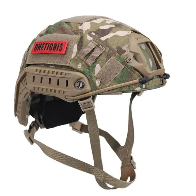 Tactical Helmet Cover for Fast Helmet with full fabric Velcro cover, helmet color changing equipment For Military Airsoft
