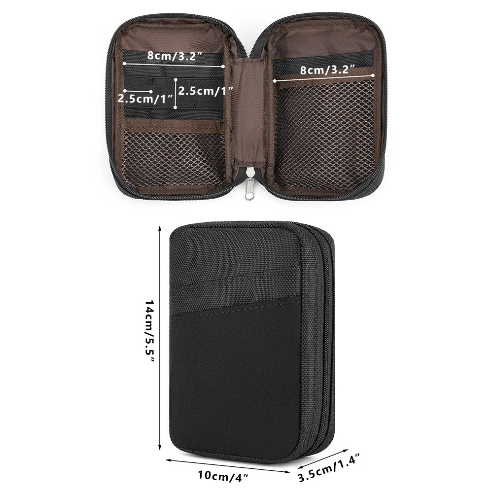 Tactical EDC Pouch Pocket Organizer Flashlight Case Knife Holder Utility Tool Admin Pouch Outdoor Sports Wallet for Hunting
