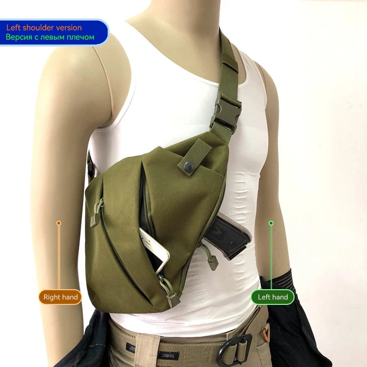 Multifunctional Concealed Storage Bag Anti-Theft Outdoor Travel Chest Bag Sports Lightweight Storage Bag
