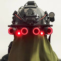 Tactical COD Koenig Helmet Set with Luminous Six Eye NVG Dummy Model Mask Survival Light for Call of Duty CS Game Role Playing