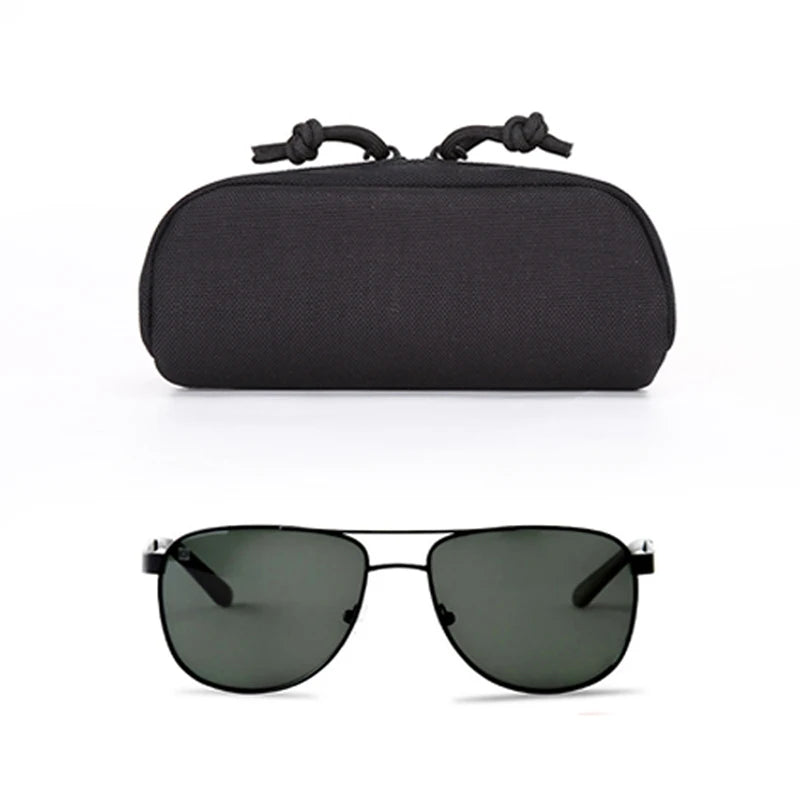 Tactical Molle Glasses Pouch Sunglasses EDC Waist Pack Utility Outdoor Hunting Accessories Organizer Eyeglasses Case Bag