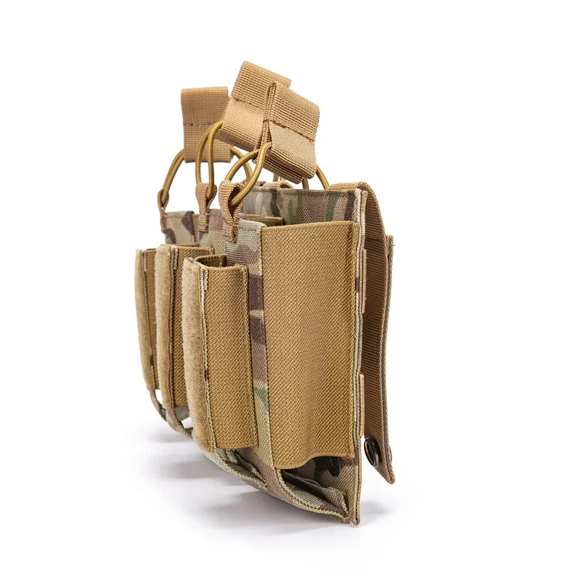 New Mother Child Triple Pack Attachment Pistol Magazine Bag Field Tank Top Multi functional Hanging Bag Outdoor Storage Bag