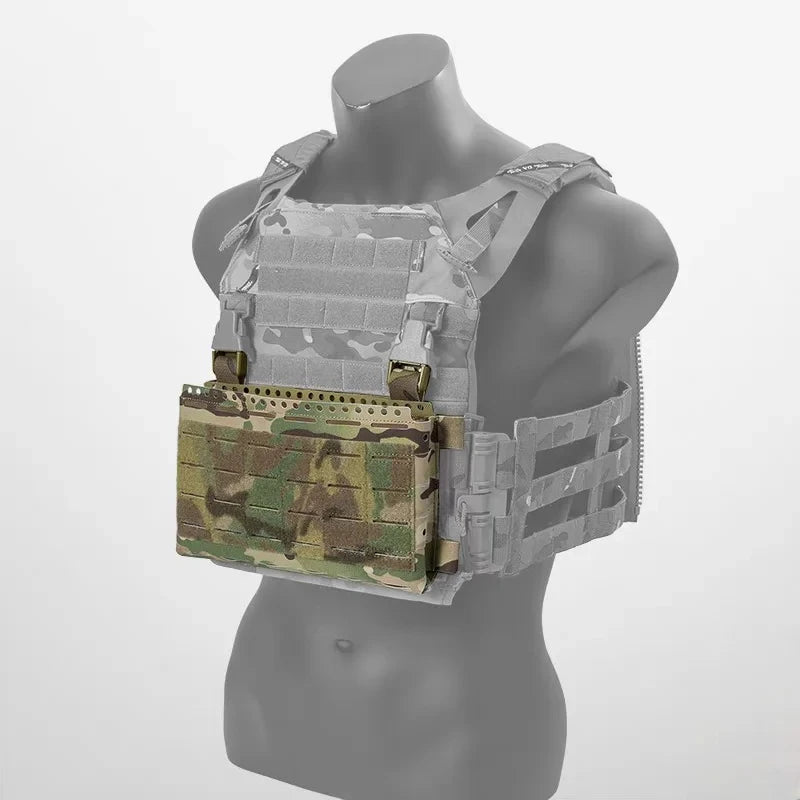 Tactical MK5 Chest SS Style Molle Vest Front Pouch Rig Front Panel For FCSK JPC LV119 6516 Airsoft AR15