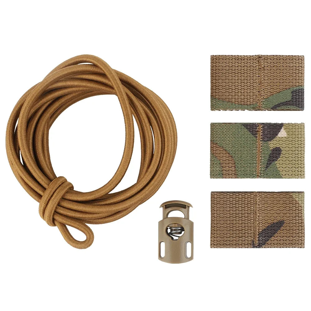 National Flag Fixed Strap Outdoor Hunting Vest Strip Storage Multi functional Fixed Strap Accessories Expansion Accessories