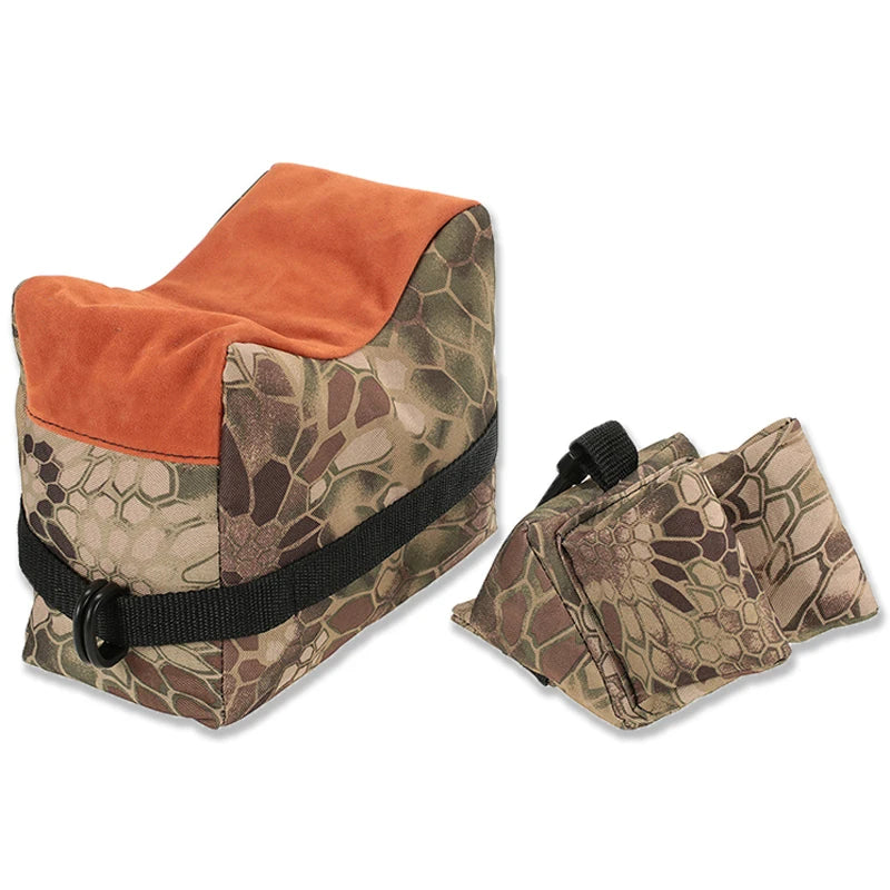 Tactical Outdoor Shooting Accessories Bag Gun Front Rear Bag Target Stand Gun Support Sandbag Bench Unfilled Hunting Gun Rest