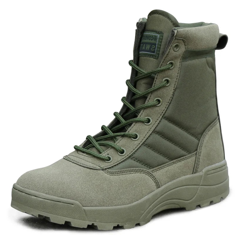 Men's Boots 2026 New Tactical Boots Special Force Desert Combat Boots Men Work Shoes Outdoor Hiking Ankle Boots