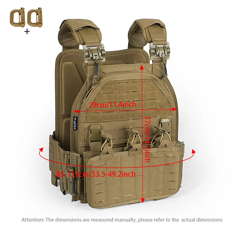 Outdoor multifunctional quick release vest, hunting clothing can be matched with storage bag by oneself