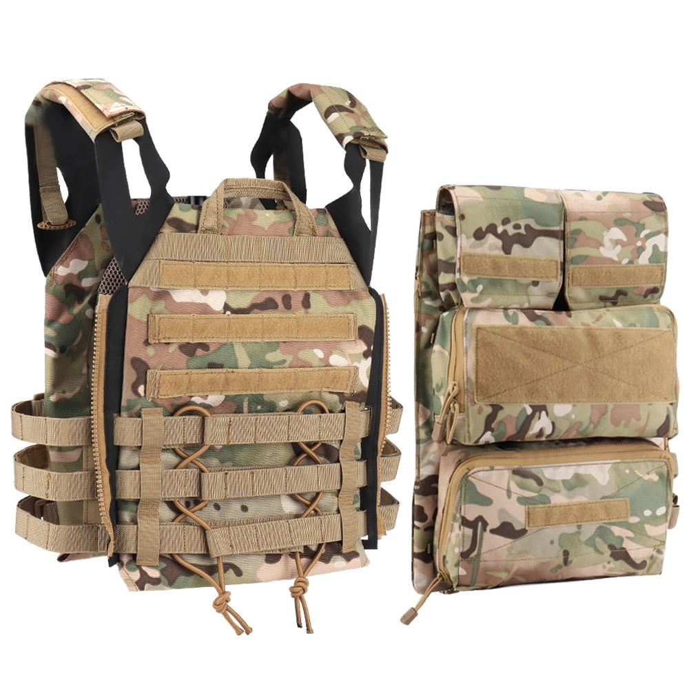 JPC 2.0 Adventure Vest Utility Pouch | Lightweight Organizer MOLLE Compatible Accessory | For Outdoor Gear Equipment Accessories