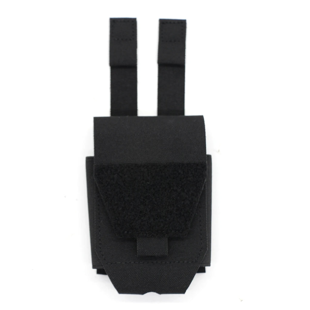 Tactical Handcuff Bag Case Molle Shackle Leather Case Belt Cuff Case Work Belt Vest Law Enforcement Accessories Outdoor Bag
