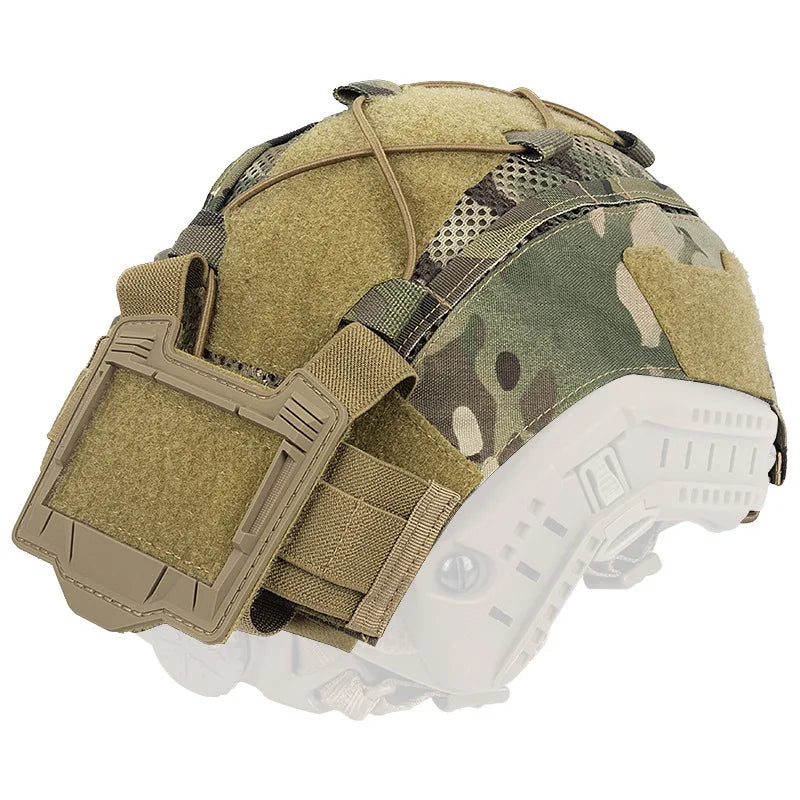Tactical NVG Battery Pouch Helmet Cover for Maritime Helmet Hunting Allows Free Pairing with Other Tactical Equipment.