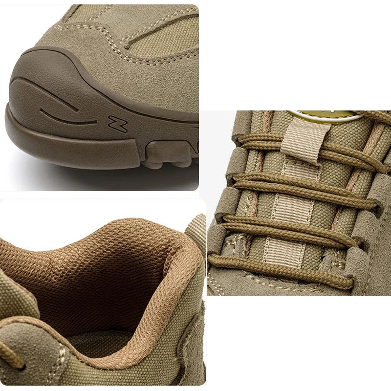 Imwete Male Work Sneakers Indestructible Work Safety Boots With Steel Toe Cap Puncture-Proof Male Security Protective Shoes