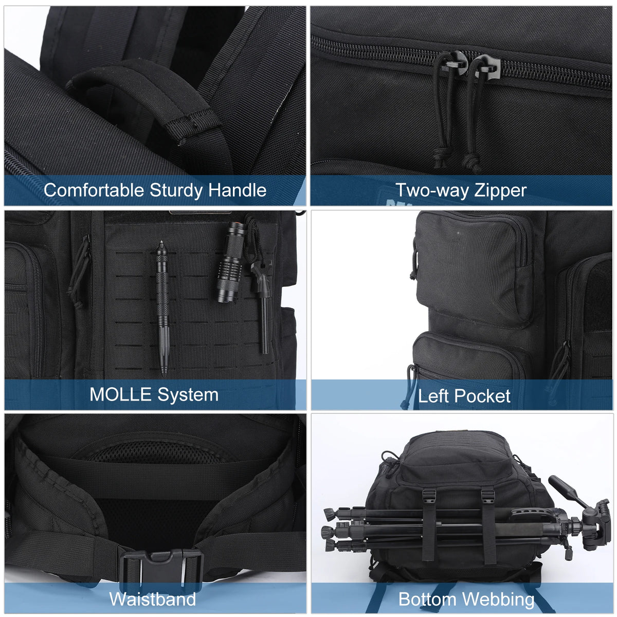 Men's Duffel Bag with Large Capacity Modular System, Multi-Compartment Design with Shoe Storage Space