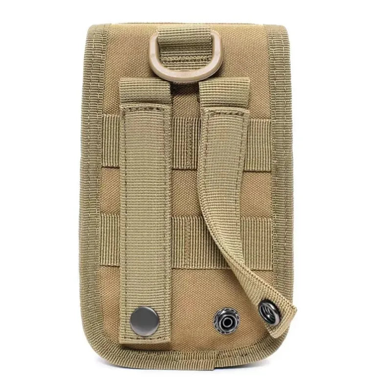 OPHIDIAN  Multifunctional Sports Running Belt Cell Phone Bag Men Waist Pack Vertical Double Layer Molle Accessory Bag Charging