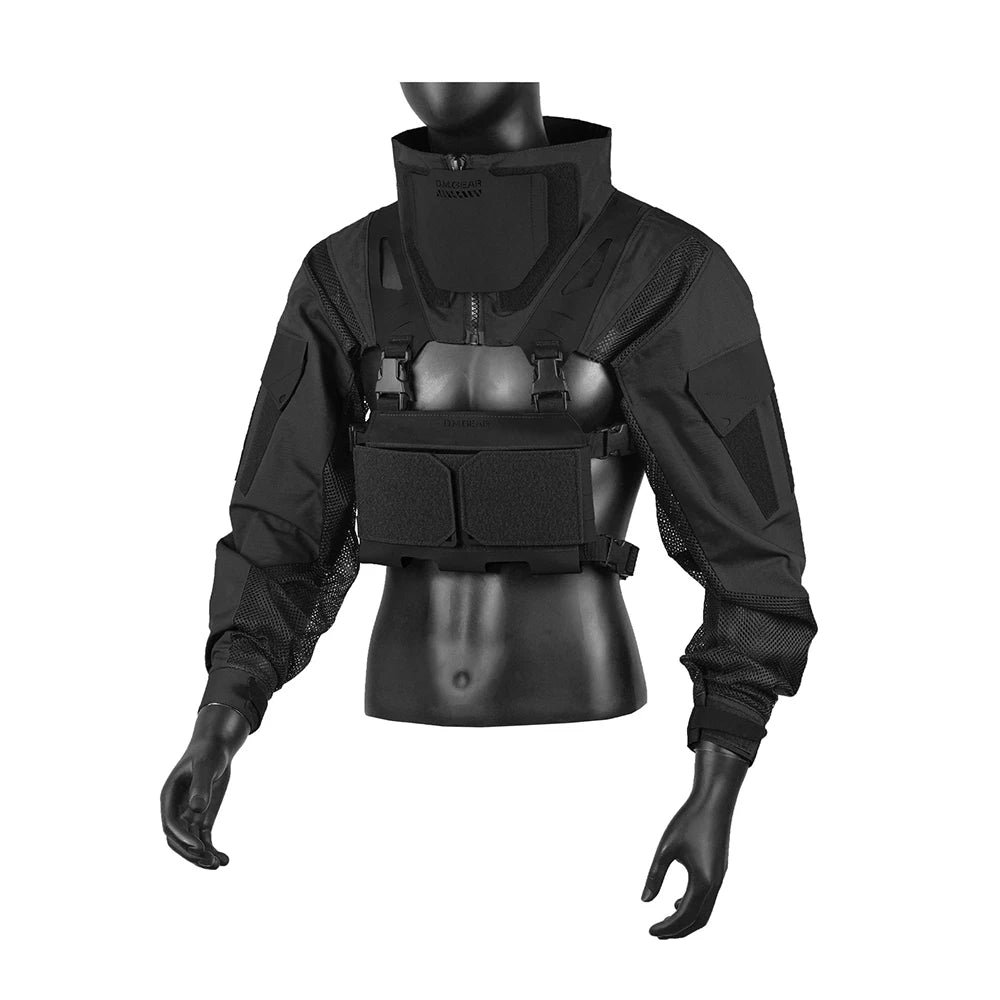 DMGear Original Tactical Combat Jacket Long Sleeve With Mag Pouch Camouflage Clothing Breathable Comfortable Hunting Camping