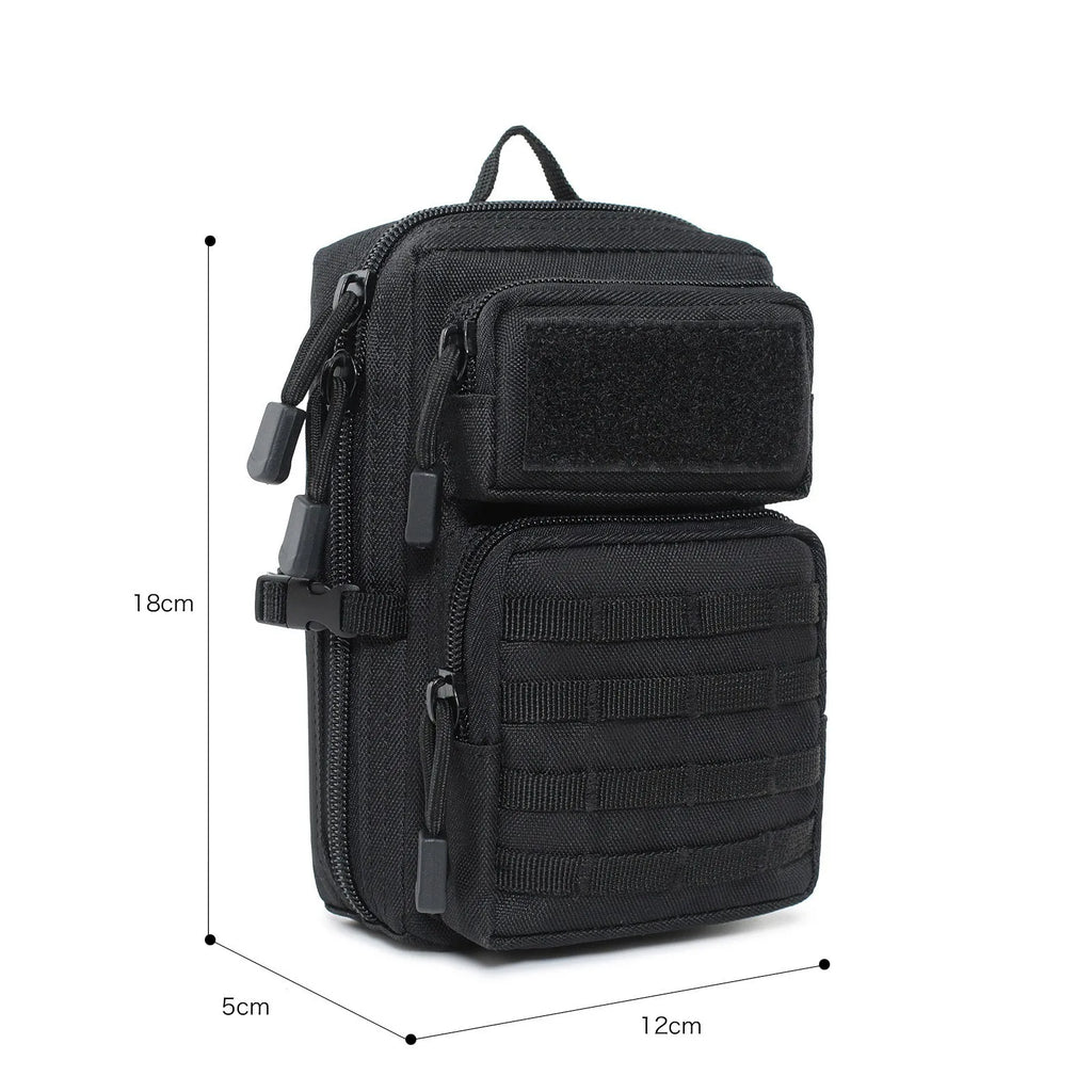 New Tactical Molle Zippered Pouch EDC Tool Pouch Tactical Phone Pouches Mini Waist Pouches Medical EDC IFAK Pack Mini Design