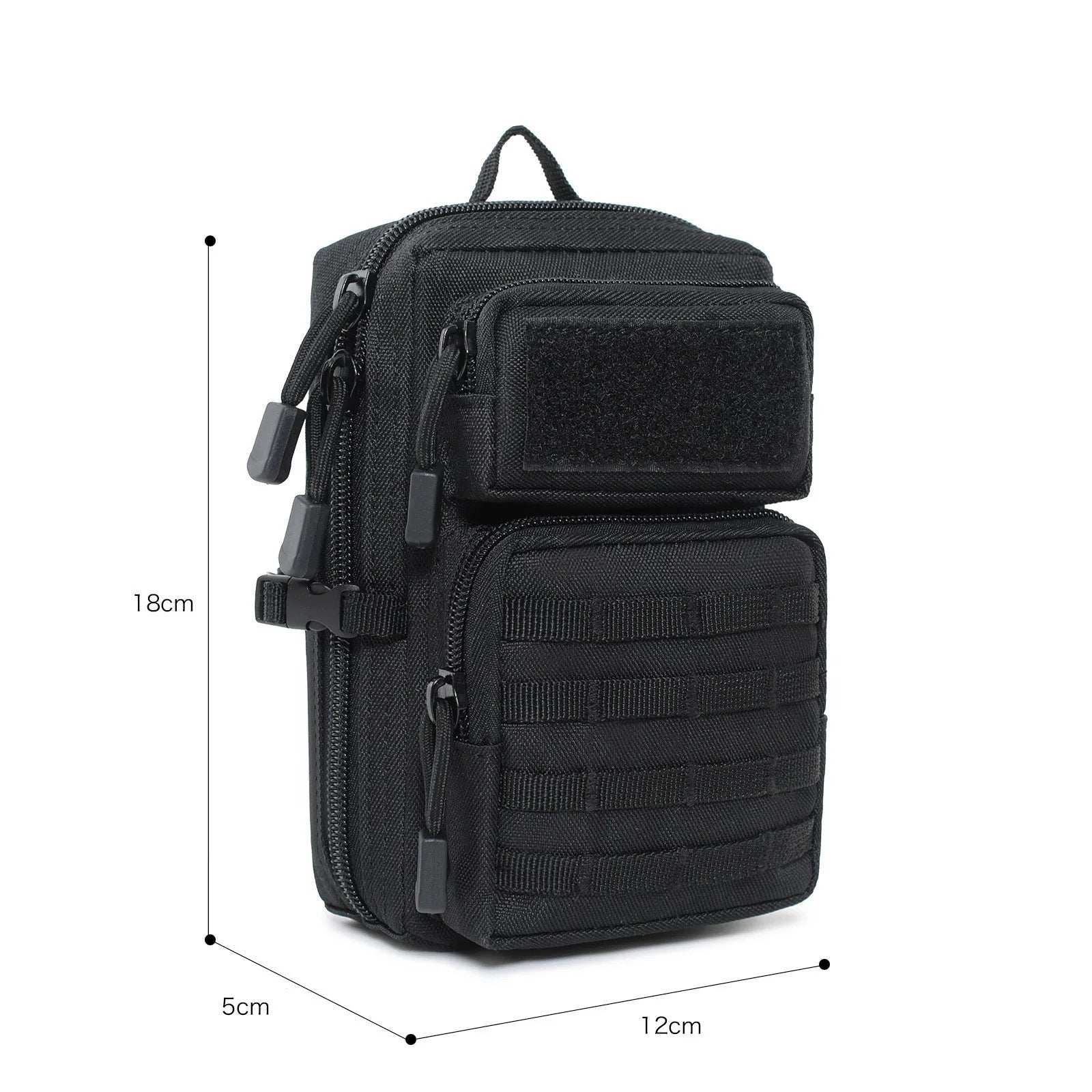 New Tactical Molle Zippered Pouch EDC Tool Pouch Tactical Phone Pouches Mini Waist Pouches Medical EDC IFAK Pack Mini Design