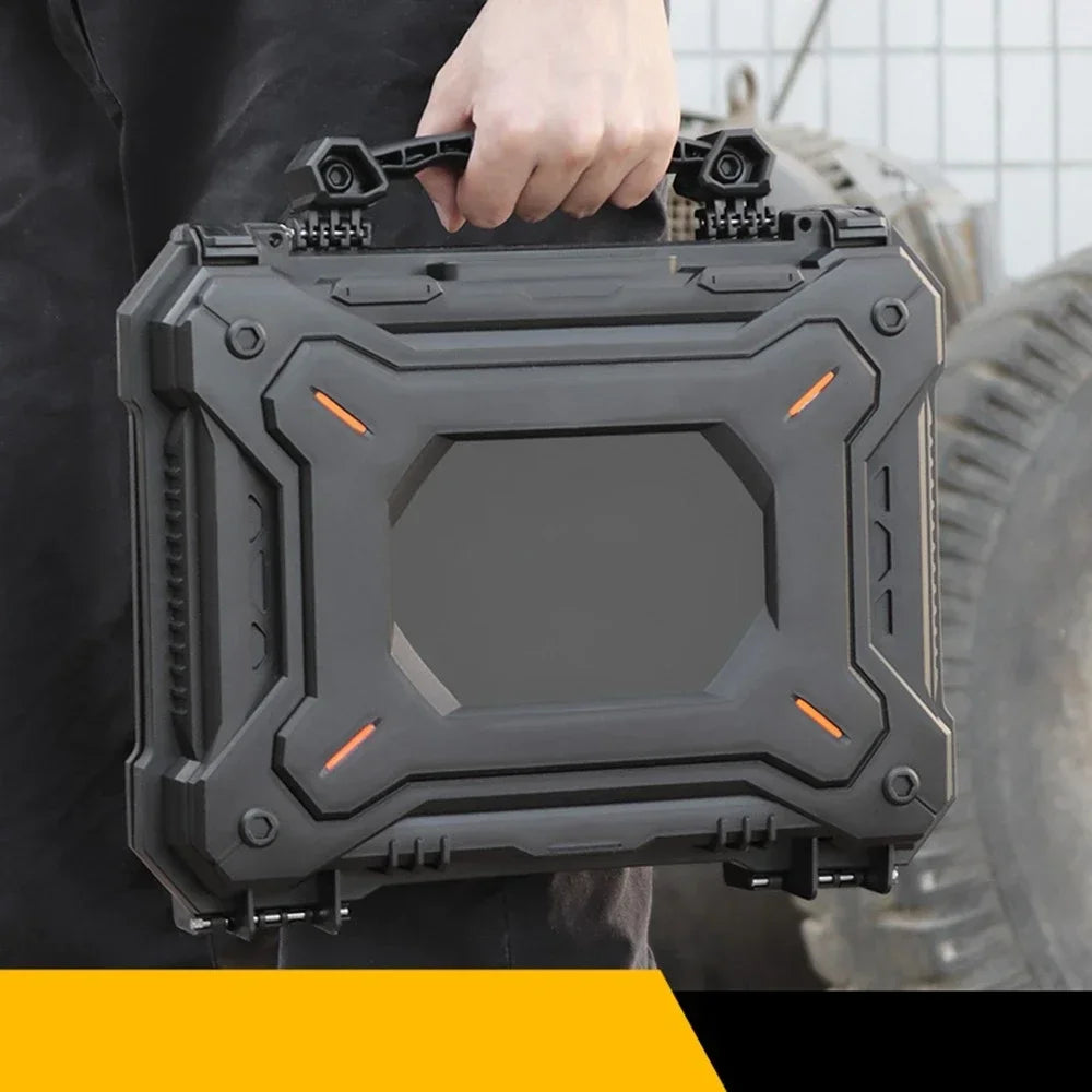 Tactical Pistol Case for GL Hard Shell Box with Padded Foam Lining for Outdoor Hunting Shooting Storage Safety Lock Boxes