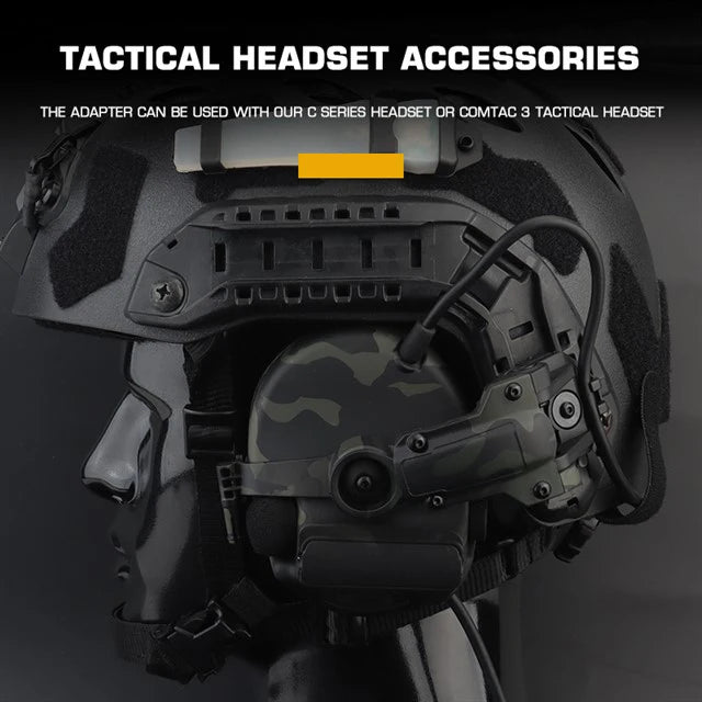 Tactical Helmet Hanging Bracket Adapter Side Rail Mount Adapter Headphone Hanging Bracket Adapter