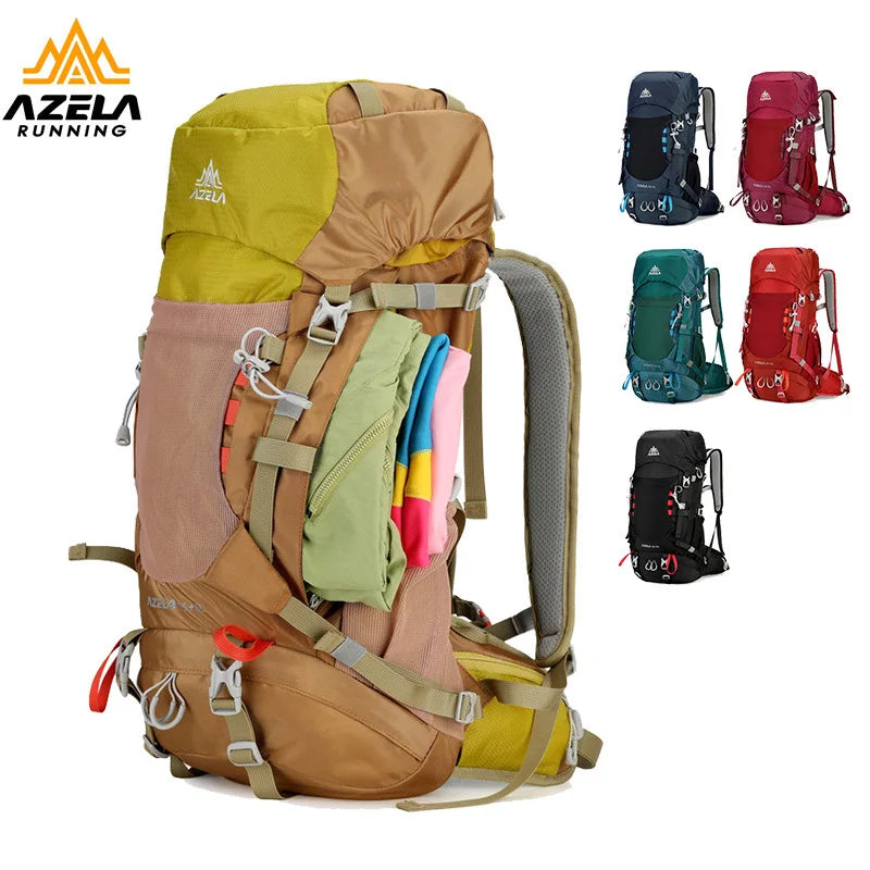 azela 35+5L MOLLE Hiking Backpack Outdoor Tactical Rucksack Men Women Trekking Camping Climbing Sport Travel Bag