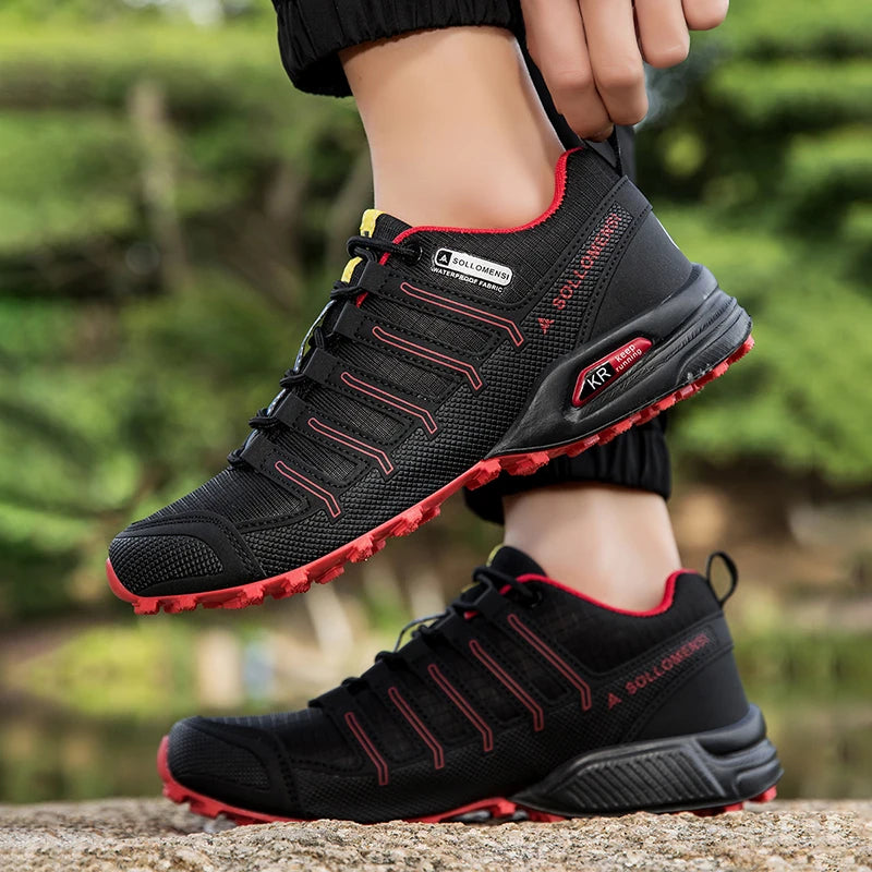 YUYIN Men's Hiking Shoes Waterproof Non-slip All-terrain Sports Hiking Camping Hunting Tactical Training Shoes Cycling Shoes
