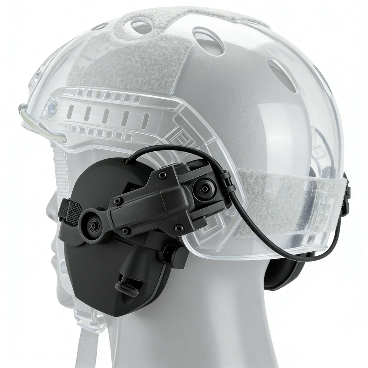 Tactical Noise-canceling Headphones, Optional Bluetooth Adapter.Suitable for Outdoor Hunting and Shooting
