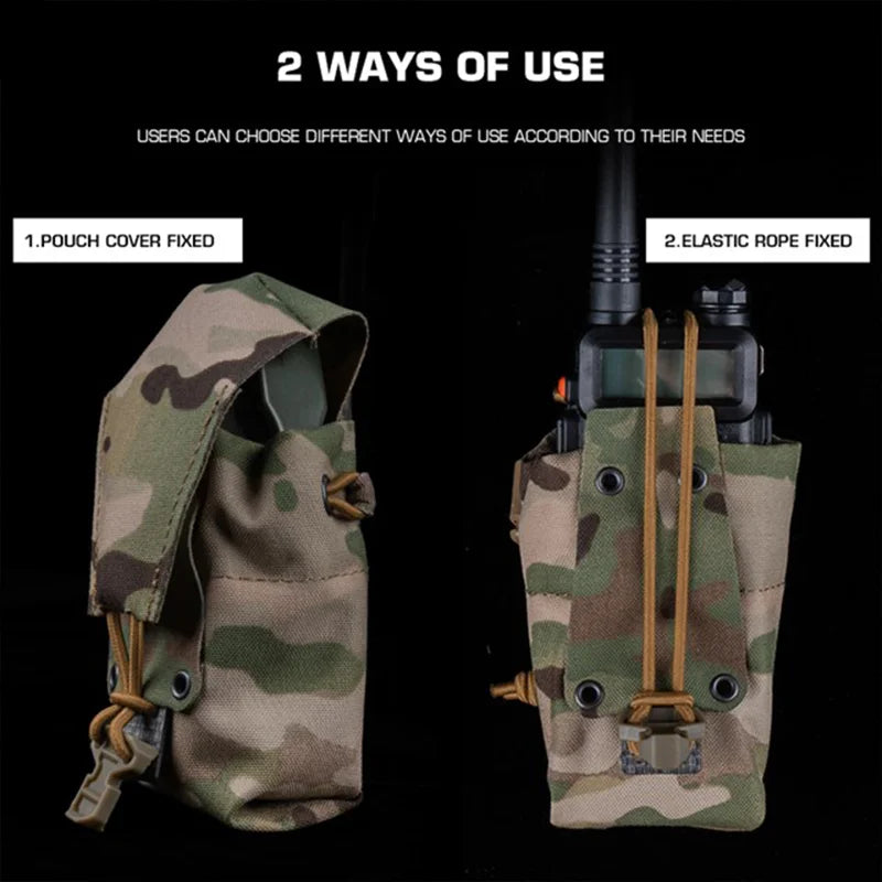 Ferro Style Multifunctional MOLLE Elastic Waist Pouch Silent Flip Top Banger Pocket Magazine Holder Hunting/Airsoft Gear