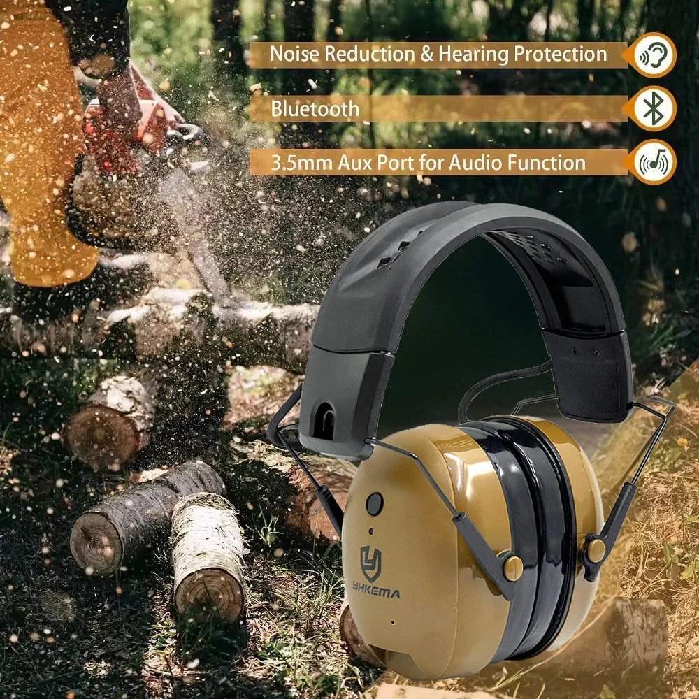 Bluetooth Headphones Electronic Noise Cancelling Hearing Protection Headset Tactical Gel Ear Protection Earmuffs Newest
