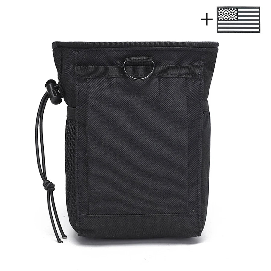 Rock Climbing Chalk Bag - Durable Nylon Waist Bag with Mesh Pocket and Drawstring Closure, Suitable for Outdoor Exploration
