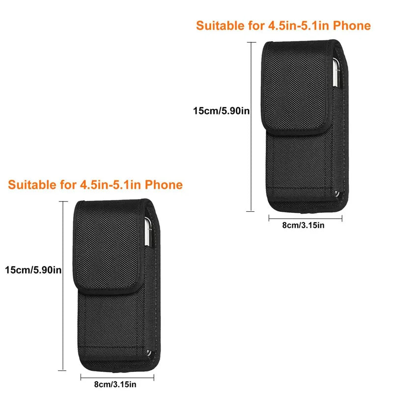 1/2/3/4pcs Tactical Molle Phone Pouch Outdoor Sports Waist Fanny Pack Mobile Phone Case Hunting Belt Waist Bags