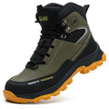 Men Work Safety Boots Waterproof Anti-smash Anti Puncture Work Shoes Indestructible Non-slip Protective Men Safety Shoes