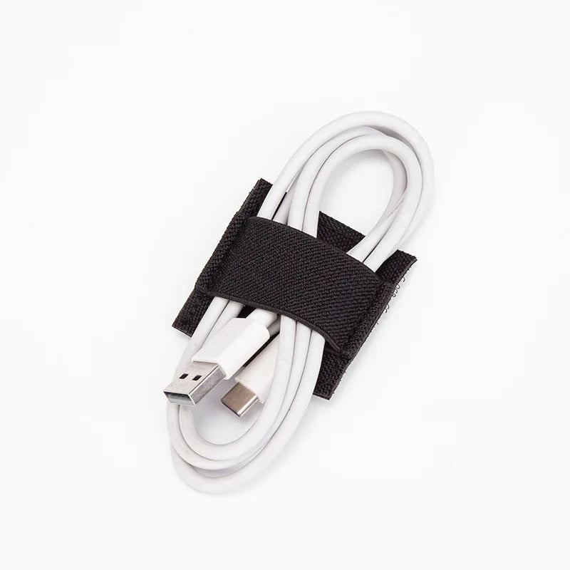1/2PCS Tactical Helmet Headset Wire Strap Elastic Cable Organizer Hook Loop Fixed Harness for Outdoor Hunting