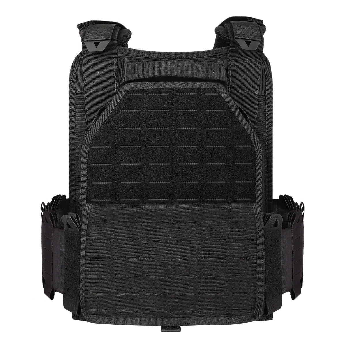 YAKEDA Tactical Outdoor Vest Quick Release Airsoft Vest for Men Adjustable Breathable Combat Training Vest with Hook and Loop
