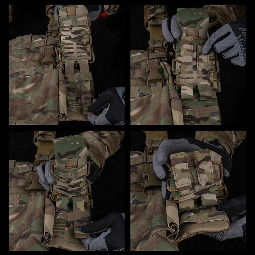 ARC Tactical Walkie-Talkie Bag Radio Pouch Universal MOLLE Bag for Outdoor Airsoft Hunting Camping Motorcycle Interphone Holster