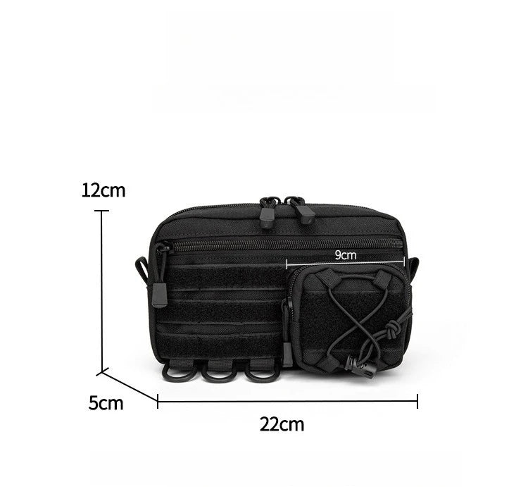 Tactical First Aid Medical Bag Webbing Accessory Waist Pack Tool Bag Storage Bag Sundry Bag