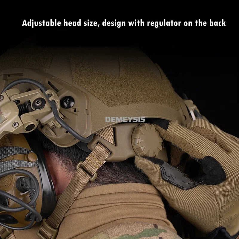 Outdoor Tactical FAST SF Helmet Half Covered Shooting Hunting Protection Sports Helmets Paintball Combat CS Wargame Head Gear