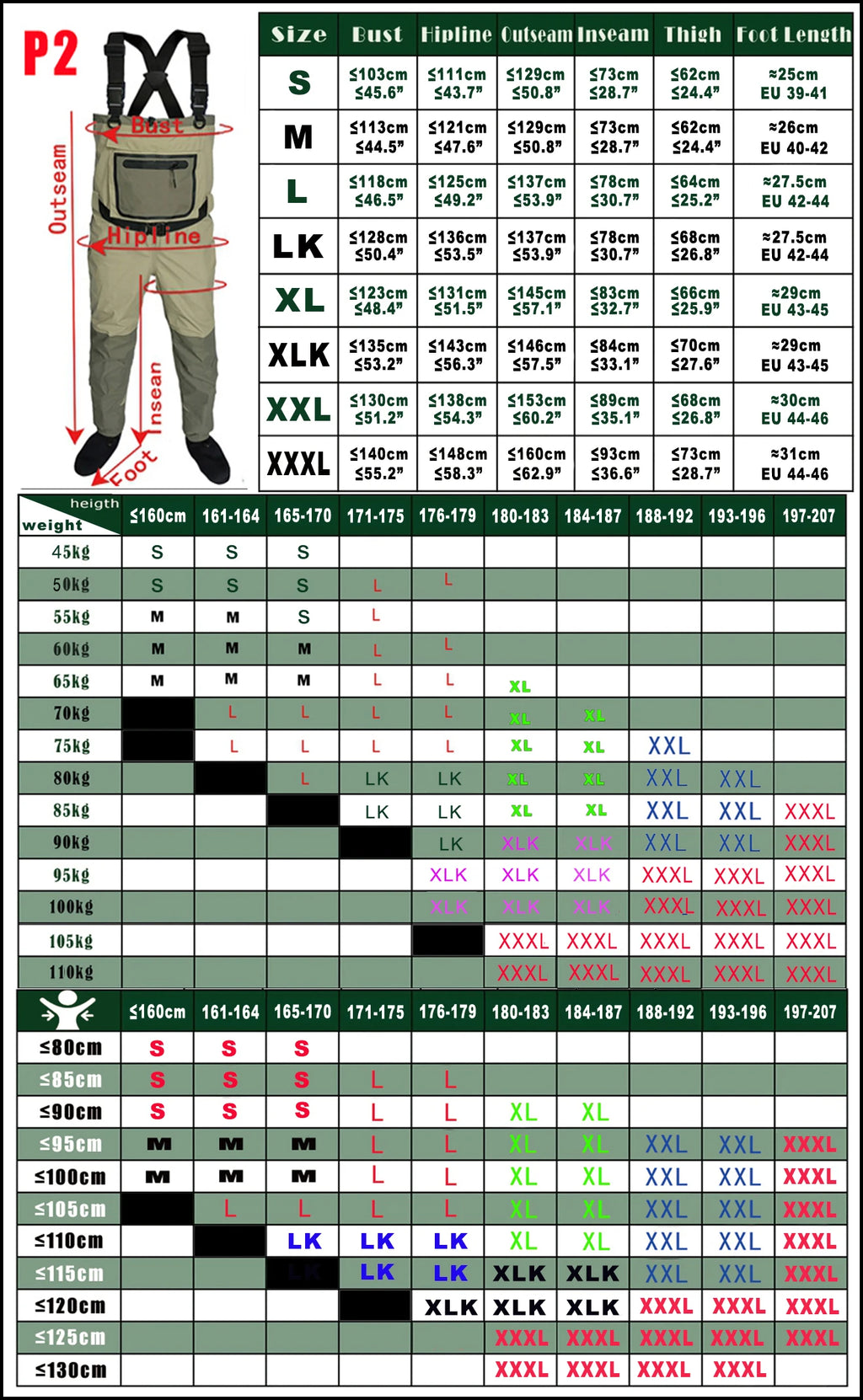 fly fishing tackle waders neoprene foot for men raft hunting Quick-dry Waterproof and breathable Children to adults