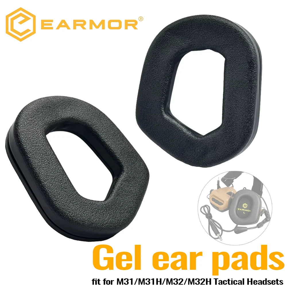 EARMOR Headset Earmuffs Pair S03 Silicone Gel Ear Cushion Pad Headset Accessories Fit for M31/M32/M31H/M32H Headset